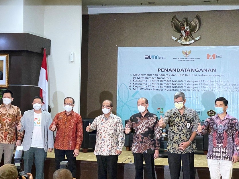 Penandahtanganan Nota Kesepahaman Pemberdayaan Koperasi dan UMKM